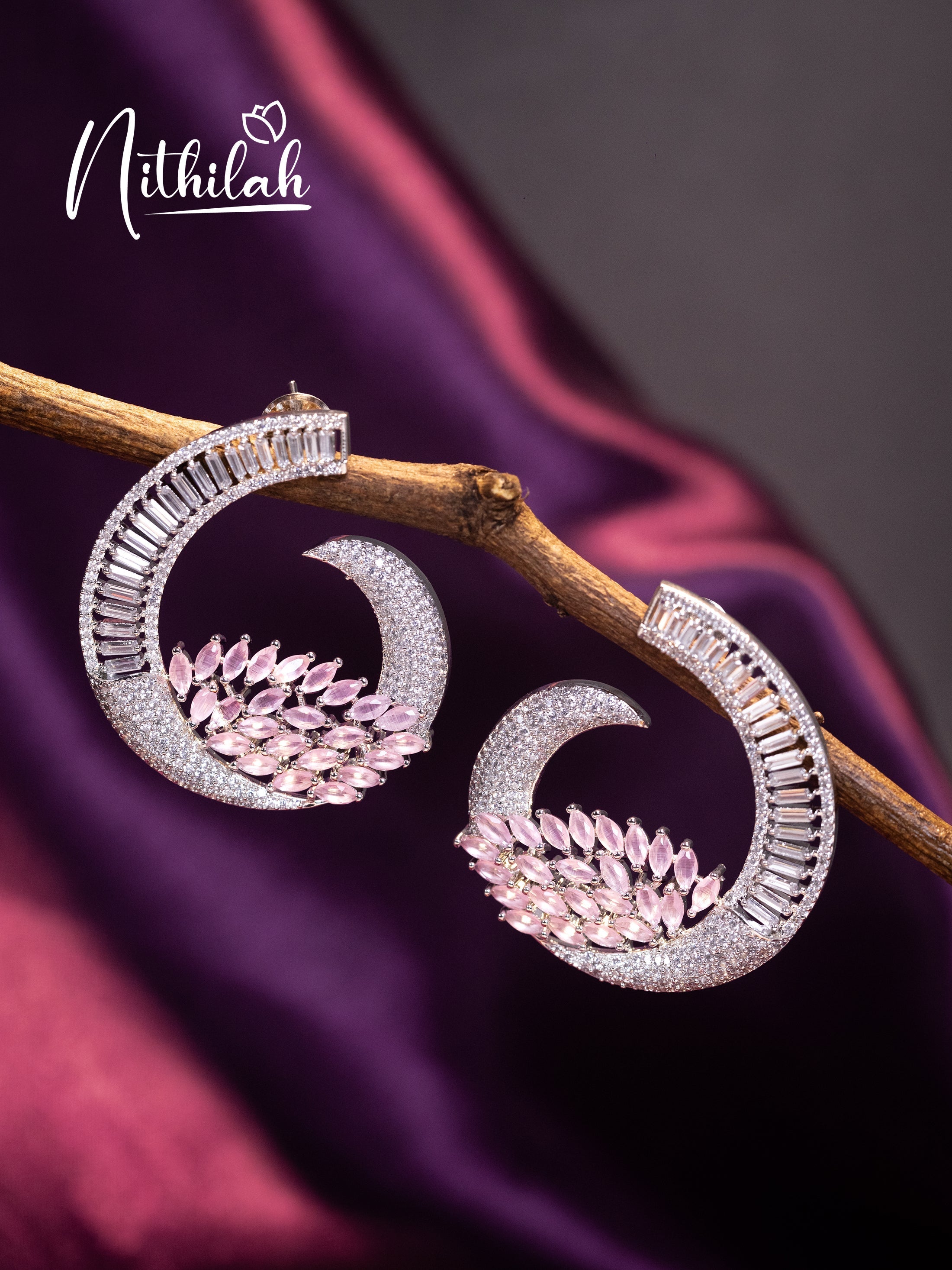 Floral Delicacy Diamond Stud Earrings-Candere by Kalyan Jewellers